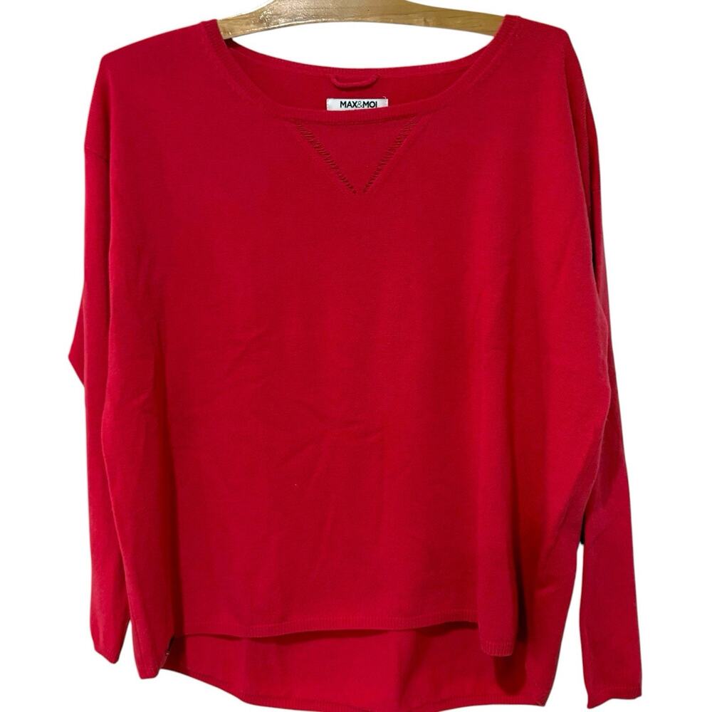 Max & Moi Paris | Sweater Long Sleeve Quiet Luxury Minimalist- 40 8 10 Medium